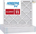 Aerostar 8x8x1 MERV 11, Pleated Air Filter, 8x8x1, Box of 6, Made in the USA