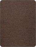 KING MOUNTAIN Coarse Linen Repair Patches, Self-Adhesive Linen Fabric Patches, 8X11 inch, Multi Color, Can be Used for Linen Sofa Repair and Linen Clothes Repair(8" x 11",Coffee Brown)