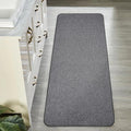 Bath Mat,Ultra Thin Bathroom Runner Rugs,Large Bath Mats for Bathroom,Quick Dry,Non-Slip,Machine Washable,Low Pile,Bath Rug,Shower Outside,Sink,Home Decor Accessories.Dark Grey,1'5"x4'11"（17x59inch）