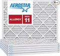 Aerostar 8x14x1 MERV 11, Pleated Air Filter, 8x14x1, Box of 6, Made in the USA