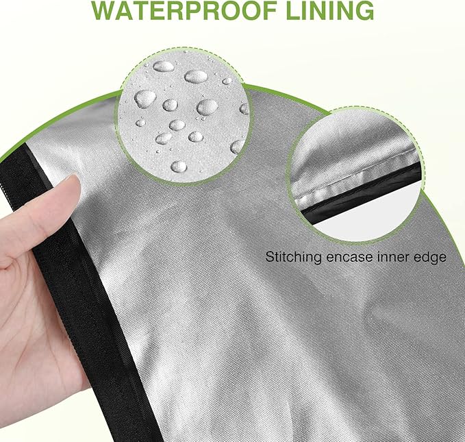 OTraki 12x16 inch Wet Bag 2Pcs Waterproof Swim Bag for Wet Clothes Small Swimsuit Dirty Clothes Laundry Bag Travel Machine Washable for Gym Beach Pool, Oxford Cloth with Handle & Zippered, Black