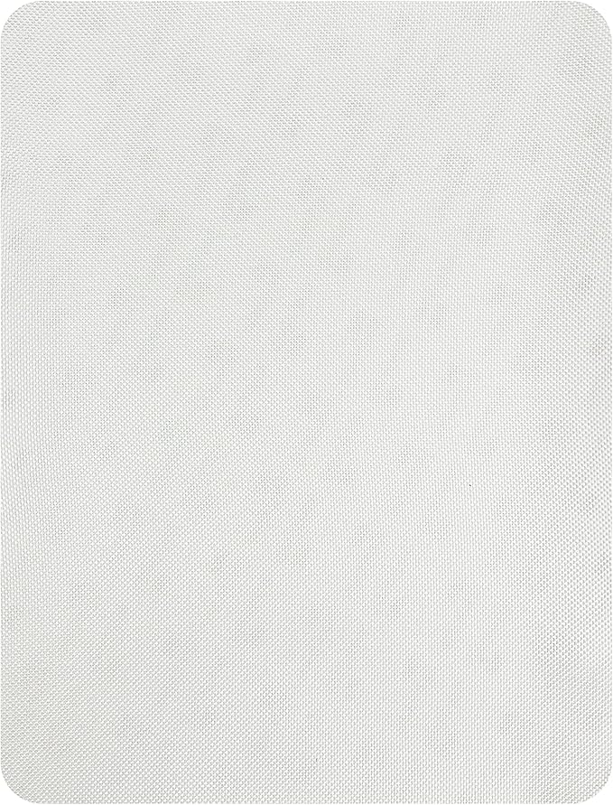 KING MOUNTAIN Fine Linen Repair Patches, Self-Adhesive Linen Fabric Patches, 8X11 inch Extra Size, Multi Color, Can be Used for Linen Sofa Repair and Linen Clothes Repair(8" x 11",White)