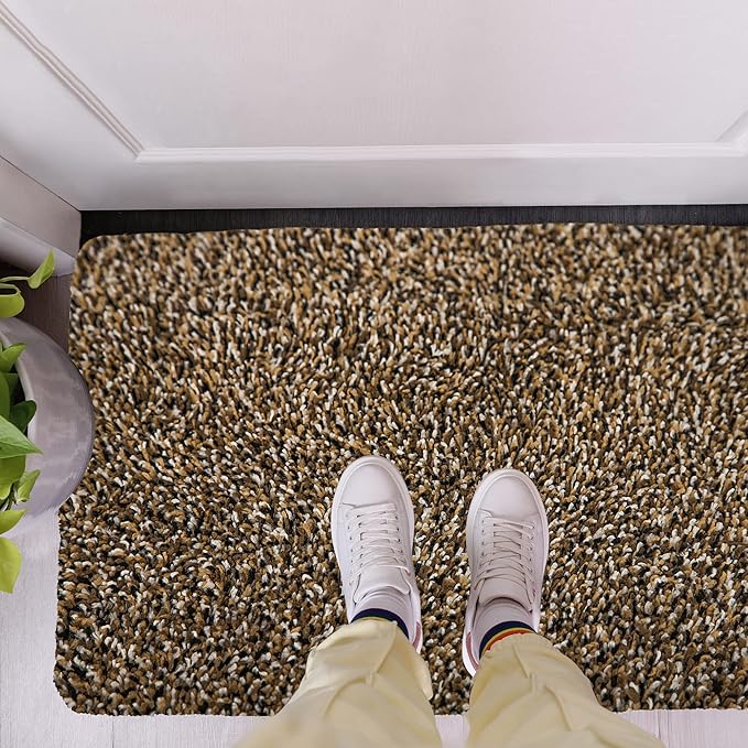 Premium Microfiber Indoor Door Mat – 20"x30" Washable Entry Mat, Non-Slip, Waterproof Backing, Super Absorbent, Low Profile Entryway Doormat for Indoor Entrance
