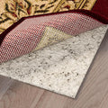 Ottomanson 2'7" x 12' Non-Slip Rug Pad Gripper 1/12 Inch Ultra Thin Dual Surface Felt + Rubber Gripper - Safe for All Floors, Cream
