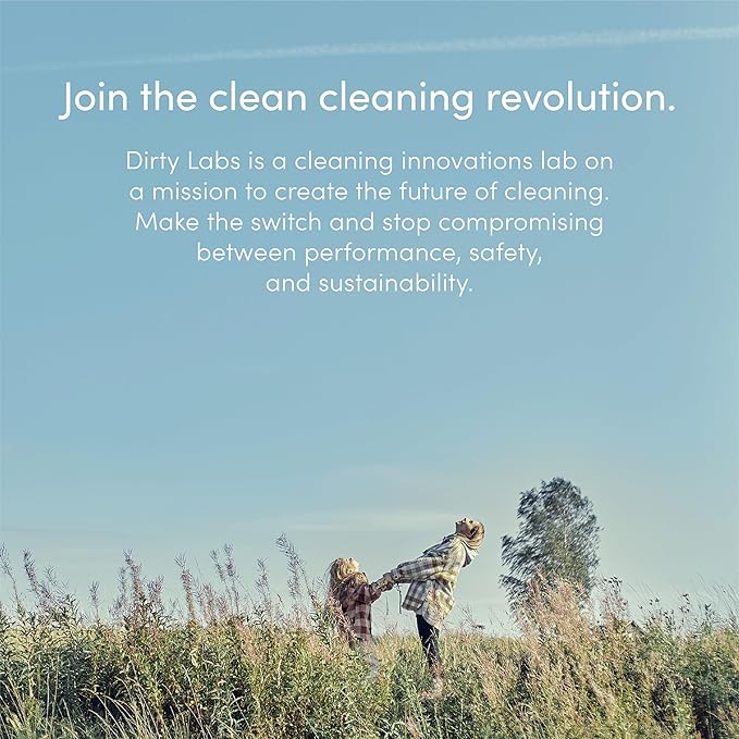 Dirty Labs | Signature Scent Bio-Liquid Laundry Detergent 80 Loads (21.6 fl oz) Hyper-Concentrated High Efficiency & Standard Machine Washing Nontoxic, Biodegradable Stain Odor Removal