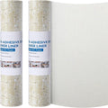 Shelf Liner 20 x 72 Inch 2 Rolls Shelf Liner Non Adhesive, Drawer Liner Non Slip Kitchen Mat Waterproof Oil-Proof for Kitchen Cabinet, Shelves, Refrigerator, Storage, Desks, Easy to Trim