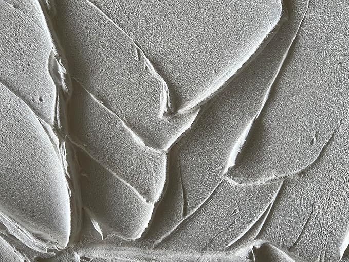 NANKAI Hand-Painted Thick Texture White Minimalist Oil Painting 30x60 Inch Large Contemporary Art Oil Painting, Home, Office Wall Decoration Art