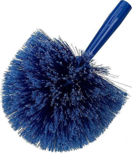 SPARTA Flo-Pac Rounded Duster Cleaning Duster with Electrostatically Charged Bristles for Cleaning, 9 X 7 X 7 Inches, Blue