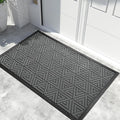 Yimobra Extra Large Door Mat 60x32, All-Weather Waterproof Non-Slip Welcome Matt Outdoor, Heavy Duty Non Slip Doormat for Entryway for Patio and Garage Indoor, Easy Clean, Grey