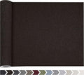 Fine Linen Repair Patches, Self-Adhesive Linen Fabric Patches, 12X40 inch Extra Size, Multi Color, Can be Used for Linen Sofa Repair and Linen Clothes Repair (12" x 40", Dark Brown)