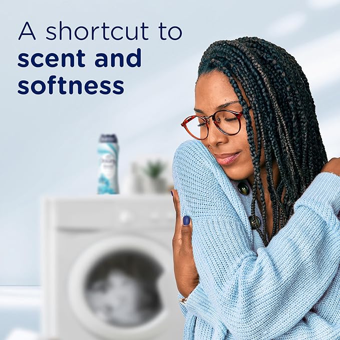 Downy Blends In-Wash Laundry Scent Booster Beads, Meadow Rain Scent, 24.5 OZ, Fabric Sottener Beads and Freshness