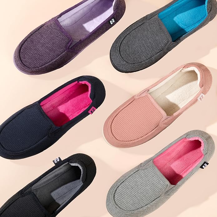 RockDove Women's Two-Tone Hoodback Slipper with Removable Insole
