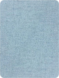 Fine Linen Fabric Patches, Self-Adhesive, 8x11 inch Extra Size, Multi Color, for Sofa and Clothes Repair (Blue Grey)