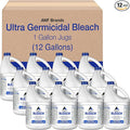 (12 Pack) Kik Ultra Bleach, 1 Gallon Jugs and Cleaning sponge (KIK8635042CT)