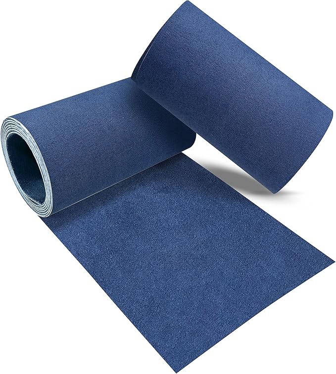 Azobur Velvet Repair Patch, Self-Adhesive Flannel Fabric Patch, Multi Colors, Microfiber Patch，Can be Used to Patch Sofas, Car Seats, Handbags, Jacket Holes and Tears (Blue)