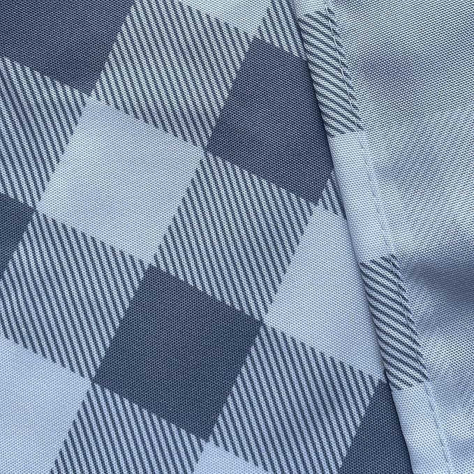 Classic Gingham Buffalo Tablecloth Fabric - Oblong 58x144 Inch Water Proof Checkered Table Cloth for Indoor Outdoor - Table Cover for Birthday, Picnics, BBQs, and Parties