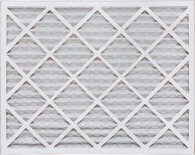 Aerostar 8x16x1 MERV 11-6 Count - Pleated Furnace & Air Conditioner Filters - Removes Dust, Cold & Flu Germs, Lint, Mold, Pet Dander, Allergy-Causing Pollen, Smog & Smoke