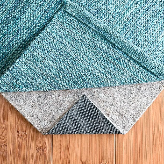 RUGPADUSA - Dual Surface - 2'6" x 7' - 1/4" Thick - Felt + Rubber - Non-Slip Backing Rug Pad - Safe for All Floors