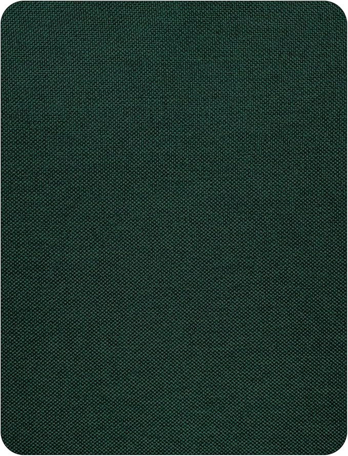 KING MOUNTAIN Coarse Linen Repair Patches, Self-Adhesive Linen Fabric Patches, 8X11 inch, Multi Color, Can be Used for Linen Sofa Repair and Linen Clothes Repair(8" x 11",Dark Green)