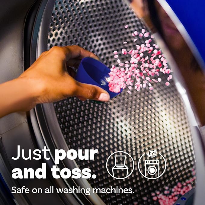 Downy Infusions In-Wash Laundry Scent Booster Beads, BLISS, Sparkling Amber and Rose, 18.2 oz
