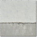 NANKAI art Hand-painted abstract canvas wall art featuring a minimalist design in gray White acrylic painting Original modern home decoration art Can be hung directly on the wall. 24x24 inches