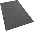Front Door Mat, 5' x 3' Heavy Duty Indoor Outdoor Doormat, Non-Slip Backing Welcome Mats for Entryway, Low Profile, Commercial Door Mats