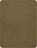 Fine Linen Fabric Patches, Self-Adhesive, 8x11 inch Extra Size, Multi Color, for Sofa and Clothes Repair (Brown)