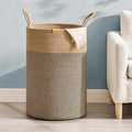 Laundry Hamper 75L,Large Laundry Basket for Clothes,Decorative Storage Basket for Blankets,Cotton Rope Woven basket for bedroom,Dark Brown