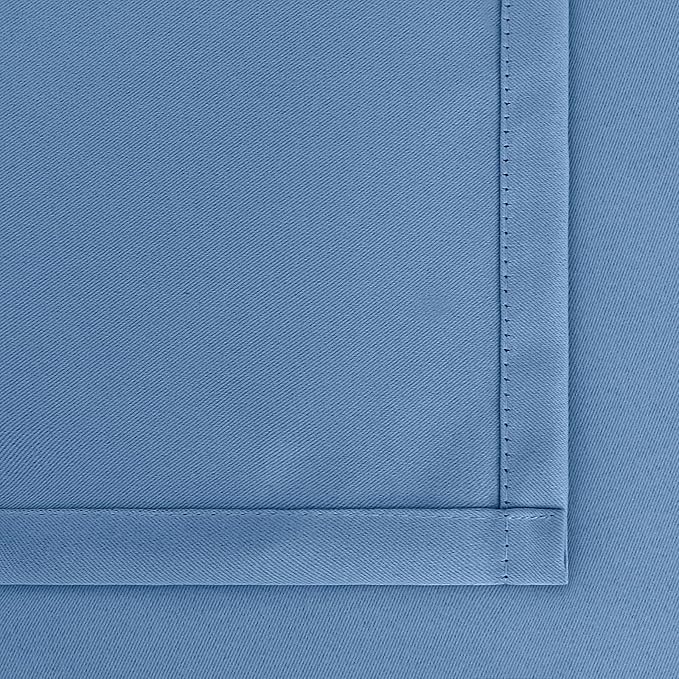 BGment Denim Blue Curtains 84 Inches Length for Living Room - Pocket Thermal Insulated Room Darkening Drapes for Bedroom Kids Nursery Dining, 42 x 84 Inch, 2 Panels