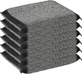 Steel Wool Scrub Sponges Kitchen, Reusable Dish Scrubber Sponge, for Pots, Pans, Gentle and Scratch Free - 6 Pack Black