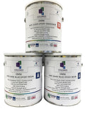 Coloredepoxies 10017 Dark Blue Epoxy Resin Coating Made with Beautiful and Vibrant Pigments, 100% solids, For Garage Floors, Basements, Concrete and Plywood. 3 Gallon Kit