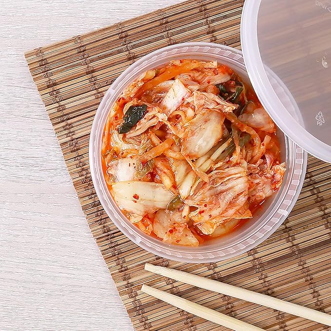 Karat [8oz - 240 ct] Clear PP Injection Molded Round Deli Containers with Lids (FP-IMDC8-PP)