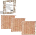 Naroa Copper Scrubbing Pads 3 Pack | 2-Ply Non-Abrasive Metal Mesh Scrubber | Reusable Copper Cleaning Cloth for Stainless Steel, Pots, Pans, Cast Iron | Kitchen Supplies Dishwashing Tools