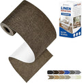 KING MOUNTAIN Linen Repair Patches, Self-Adhesive Fabric Patches, 4 X 63 inch Extra Size, Multi Color, Can be Used for Sofa Repair and Linen Clothes Repair (Dark Brown2.0)