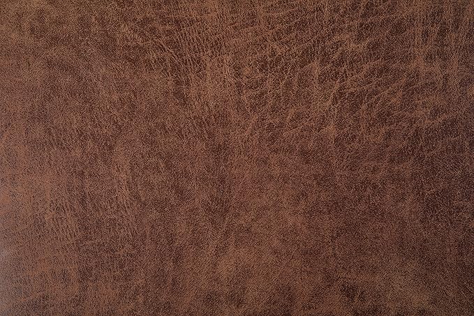SIMPLIHOME Avalon 48 inch Wide Contemporary Rectangle Storage Ottoman Bench in Distressed Umber Brown Vegan Faux Leather, Assembled, For the Living Room, Entryway and Family Room