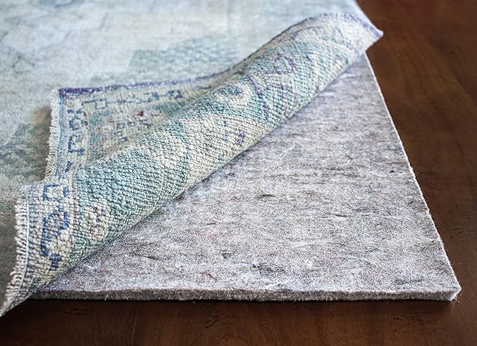 RUGPADUSA - Dual Surface - 2'6" x 8' - 3/8" Thick - Felt + Rubber - Enhanced Non-Slip Rug Pad - Adds Comfort and Protection - for Hard Surface Floors