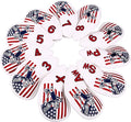 USA Flag and Eagle Golf Driver/Fairway Wood/Hybrid/Iron/Mallet Putter/Blade Putter Head Cover