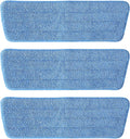 3 Pack Microfiber Mop Pads, Mop Replacement Pads Refills Floor Spray Mop Pads Wet Moping Pads Refill Reusable Pads Suitable for All Spray Mops Cleaning