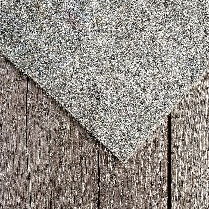 RUGPADUSA - Dual Surface - 5'x8' - 1/4" Thick - Felt + Rubber - Non-Slip Backing Rug Pad - Safe for All Floors