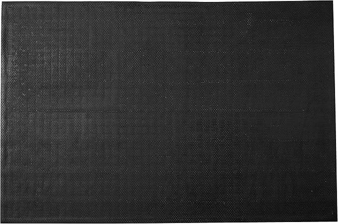 Kempf Water Retainer Entrance Mat, Indoor Outdoor Rubber Rug, Moisture Trapping, Absorbent Mat (4' X 6', Brown)
