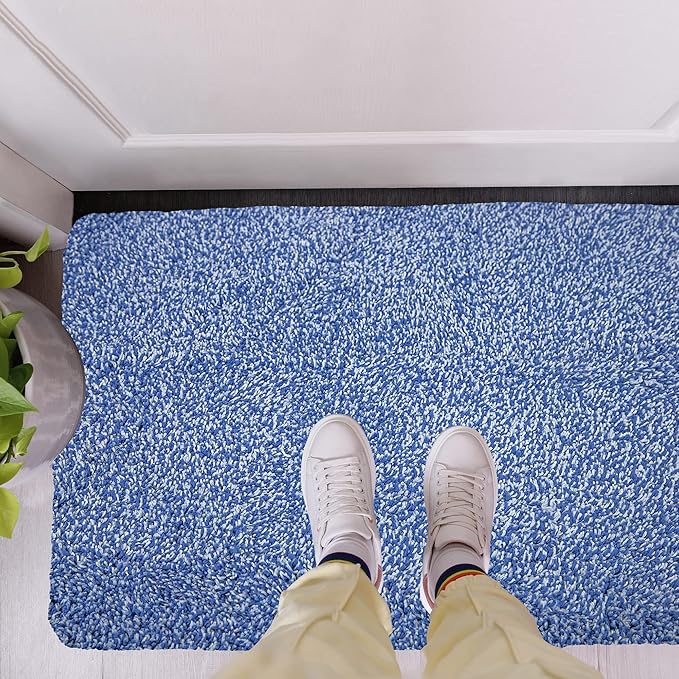Premium Microfiber Indoor Door Mat – 20"x30" Washable Entry Mat, Non-Slip, Waterproof Backing, Super Absorbent, Low Profile Entryway Doormat for Indoor Entrance