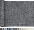 KING MOUNTAIN Fine Linen Fabric Patches, Self-Adhesive, 12x40 inch, Multi Color, For Linen Sofa and Clothes Repair (Dark Grey 3.0)