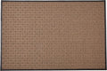 Kempf Water Retainer Entrance Mat, Indoor Outdoor Rubber Rug, Moisture Trapping, Absorbent Mat (4' X 6', Brown)