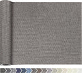 KING MOUNTAIN Fine Linen Repair Patches, Self-Adhesive Linen Fabric Patches, 12X40 inch Extra Size, Multi Color, Can be Used for Linen Sofa Repair and Linen Clothes Repair(12" x 40",Cream-Gray)