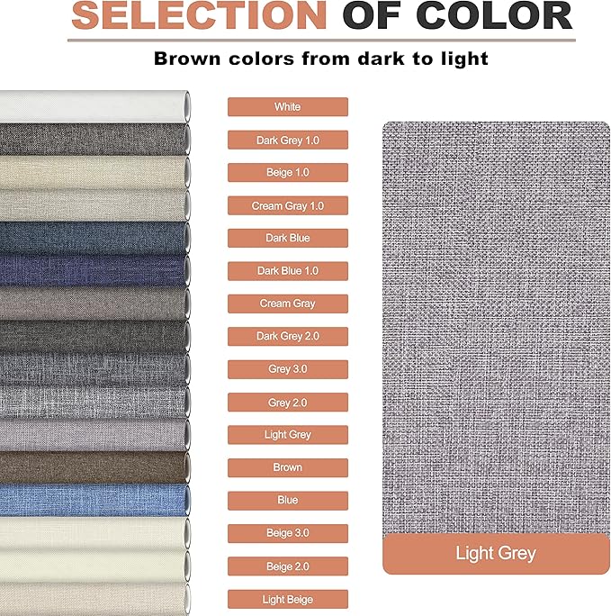 Coarse Linen Repair Patches, Self-Adhesive Linen Fabric Patches, 12X40 inch Extra Size, Multi Color, Can be Used for Linen Sofa Repair and Linen Clothes Repair(12" x 40",Light Grey)