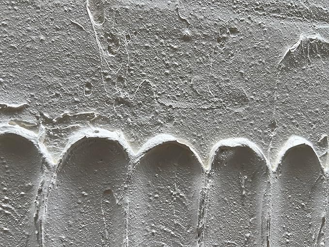 NANKAI Art 24x48 Inchs White Minimalist Art Oil Painting Hand Painted Thick Texture Abstract Painting Home Wall Decorative Art